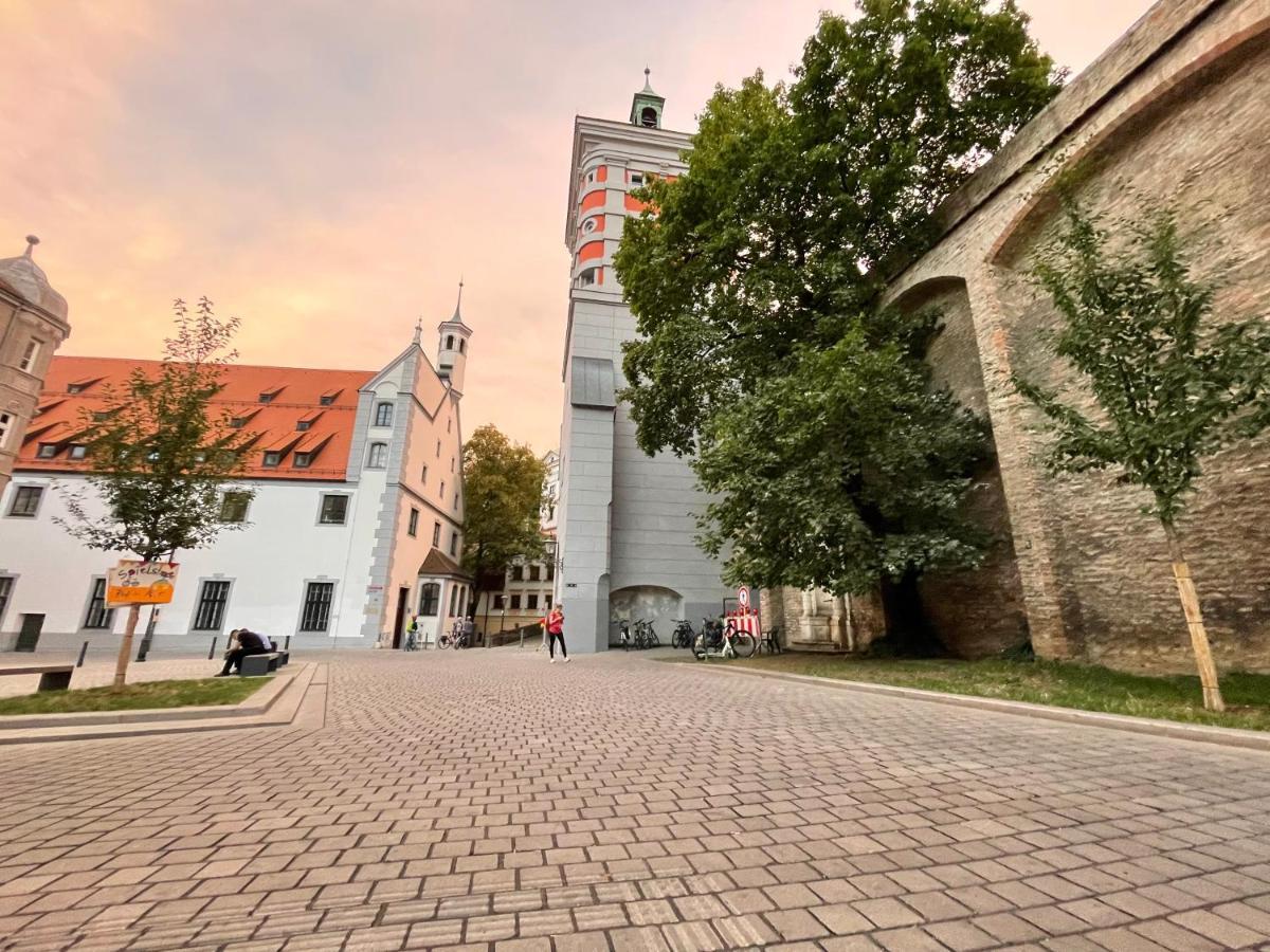 Apartment Am Roten Tor Augsburg Exterior foto